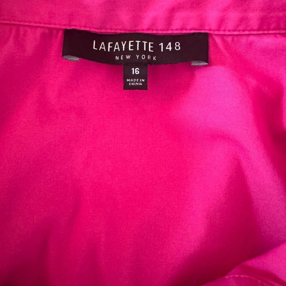 Lafayette 148 Ruched Button Down - Picture 10 of 11